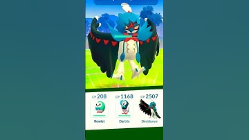 Using Shiny ✨ Rowlet Evolution Line in Great League 🤯 @pokemongo #shorts #pokemongo #pokemon