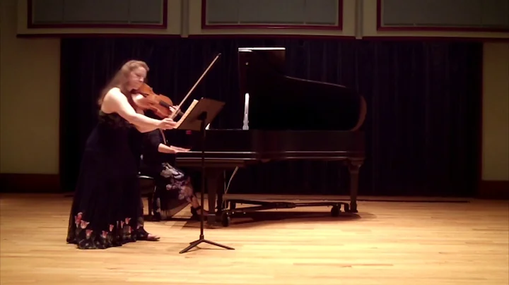 Sheila Browne plays George Rochberg Sonata for Vio...