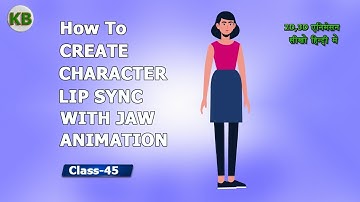 Adobe Animate CC 2023 How to Create Character Lip Sync With Jaw  Animation | Hindi tutorial