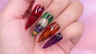 Daily Charme DIY Halloween Stain Glass Nails