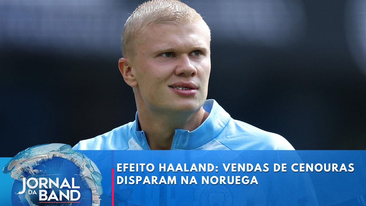 Efeito Haaland: vendas de cenouras disparam na Noruega | Jornal da Band