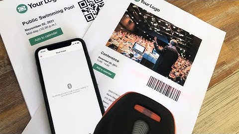 Scan tickets using a Bluetooth barcode or QR code scanner and the FooEvents Check-ins app