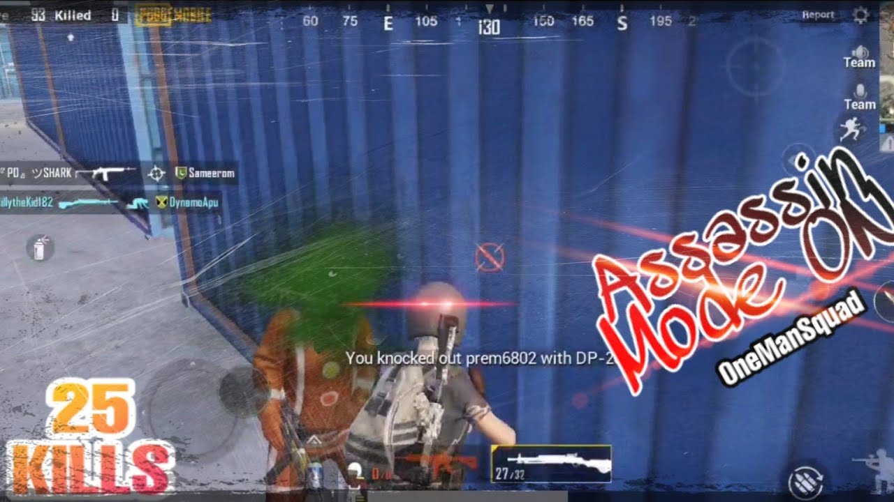 Best Gameplay Erangel  | 25 Kills Solo vs Squad | Mr.nocash