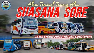 SUASANA SORE TERMINAL TAWANG ALUN JEMBER‼️#bismaniacommunity #bismania
