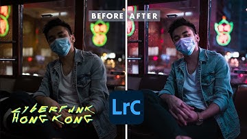 How to Get Cyberpunk Neon Look QUICK | Lightroom Tutorial