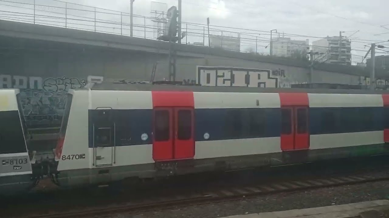 RER D (Z20500 IDFM/Transilien) vs RER B (MI84/MI79) Stade de France --- Gare du Nord (4e Course🏁)