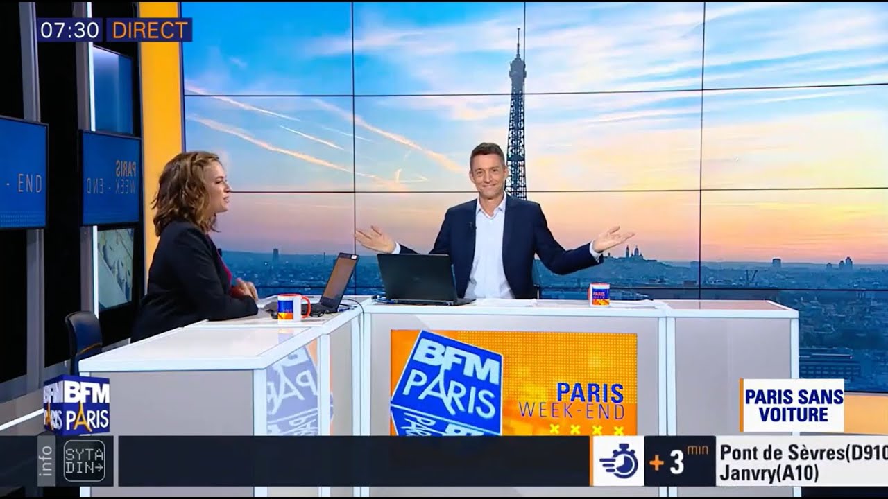 BFM Paris | L'édition de 7h30 - Paris Week-End • Jeanne Daudet & Stéphane Jobert — 16 septembre 2018