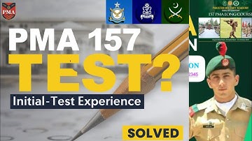 PMA Long Course 157 initial test Experiences McQs 