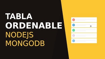 Nodejs & Mongodb, Tabla Ordenable con jQuery UI
