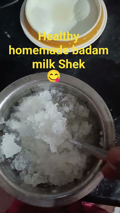 healthy homemade badam milk shake #song #food #shorts #trending 🥰🥰🥰