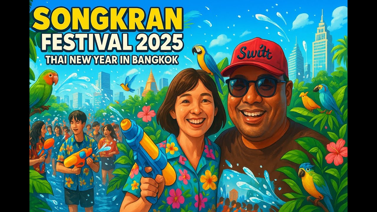 Songkran Festival 2025: Thai New Year via BTS Skytrain! 🇹🇭🚇💦