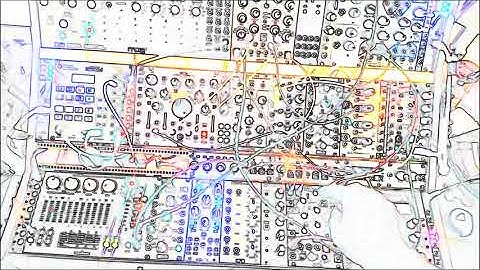 "Enter Basement" - Modular Techno Intro - Xaoc Odessa, Intellijel Morgasmatron, Make Noise Mimeophon