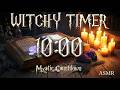 Deep Focus 10 Minute Mystic Timer ✨ Magic Book & Candlelight