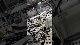 Crashed Car Restoration Chassis Correction Process!