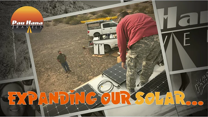 Brian Boone Installs our RV Solar Expansion in Qua...