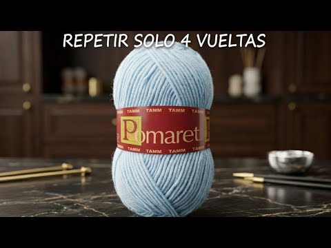 Muestra de Flor a crochet con Pomaret y Trendy