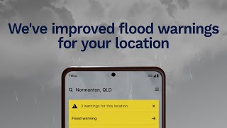 Flood warning service update for BOM Weather app screenshot 2