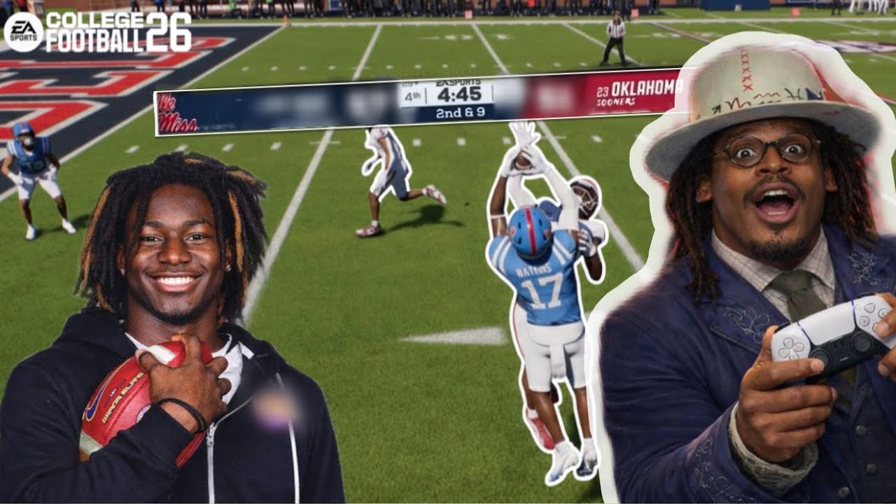 Кэм Ньютон сражается с суперзвездой студенческого футбола Уинстоном «Винни» Уоткинсом!! Студенчес...