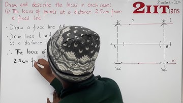 Locus Exercise 14 Q 5  Class X ICSE Draw and describe the locus in each of the following