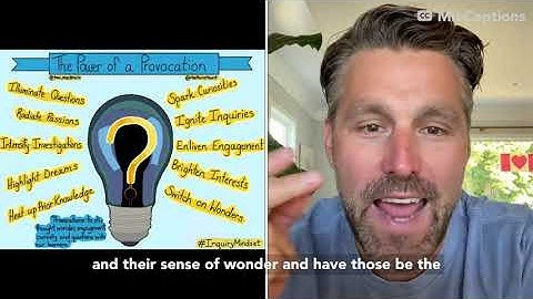 Curating Provocations in this 1 Minute Inquiry PD!