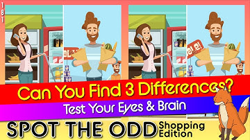 Brain break - Shopping 181 | find 3 differences | How good are your eyes? Quiz Test Fall Games