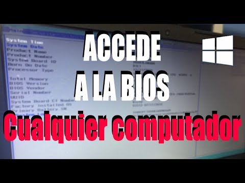 Video: Cómo Ingresar Al BIOS En Una Computadora