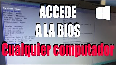 ¿Cómo funciona el BIOS de una computadora?