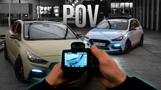 I30N POV Video & Photoshoot | Carporn | Frankfurt at Night