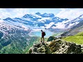 Hiking the grand tour des dents du midi in switzerland