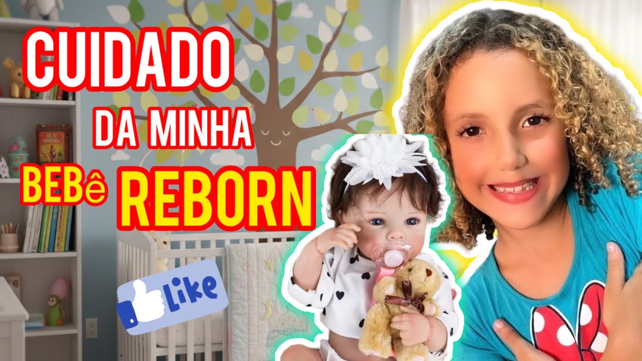 Cuidando da minha bebê Reborn 
