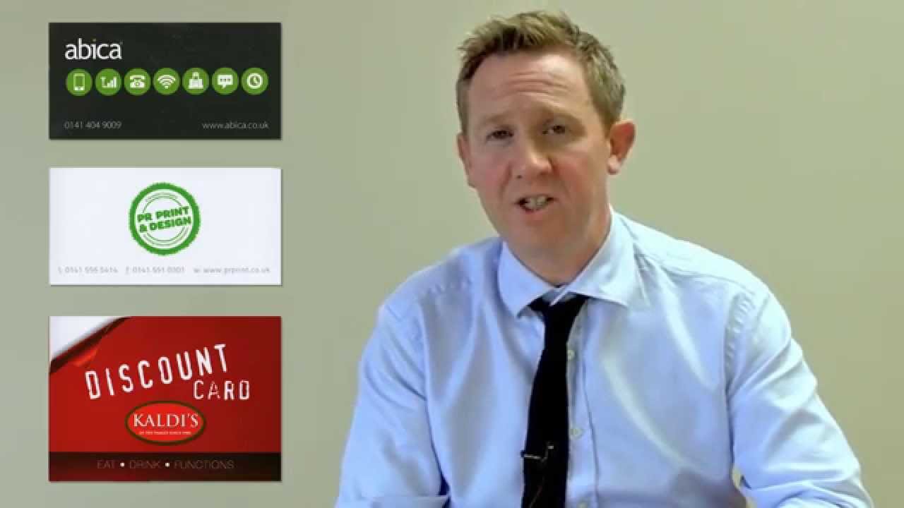 Business Cards Glasgow & Mini Messengers from PR Print & Design YouTube