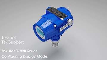 #tektrol Tek-Bar 3100B Pressure Transmitter Configuring Display Mode
