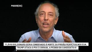 Trump ataca Pix e Brasil: se nos EUA, Flávio Bolsonaro seria condenado à morte ou à prisão perpétua