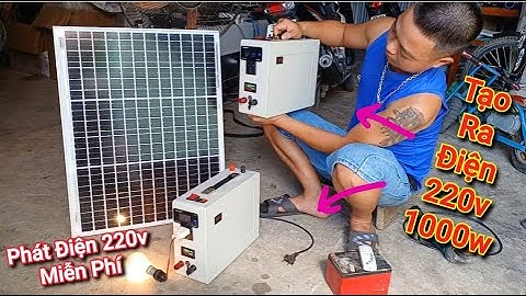 Không lo mất điện, Phát Minh Này sẽ Tạo Ra Điện 220v xài cả tuần luôn