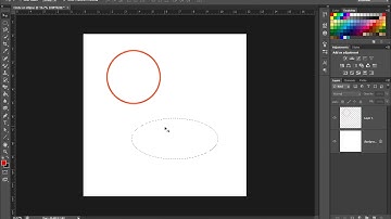 How to make Circle or Ellipse in Photoshop