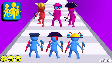 Join Clash 3D - All Levels Gameplay Walkthrough (iOS, Android) Part 38 | Level 366 - 375