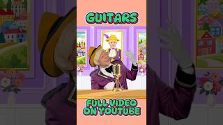 Let’s learn about… Guitars! #tempotown #kidsmusic #earlylearning #musicforkids #toddlermusic