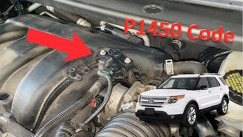 How To Replace Canister Purge Valve On A 2011-2017 Ford Explorer - P1450 Code
