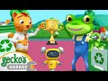 Recycling Day Race | Gecko's Garage | Brand New Episode | Trucks For Children | Cartoons for Kids