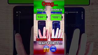 Google Pixel 10 Pro XL vs iPhone 16 Pro Max 🔋 Battery Test | Real Speed &amp; Drain Comparison
