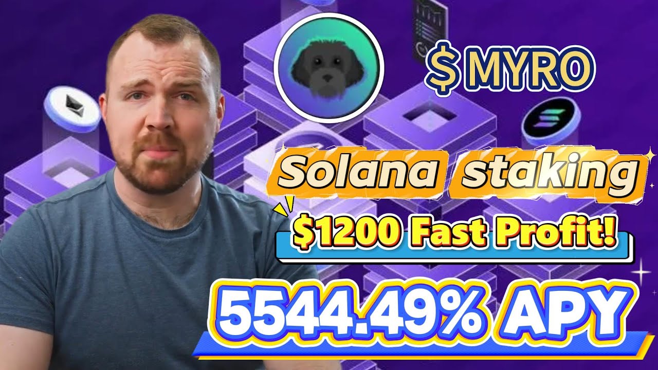 Staking MYRO Token Like a Pro – 5544.49% APY Myro meme Solana Farming Tips