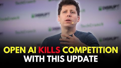 OPEN AI KILLS COMPETITION WITH THIS UPDATE | OpenAI