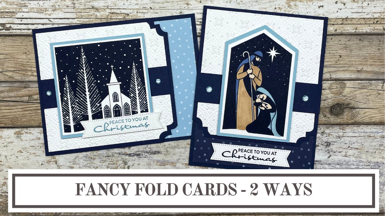 Fancy Fold Cards to Make with a Corner Punch - YouTube
