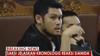 Saksi jelaskan Kronologis reaksi Sianida - iNews Breaking News 15/09