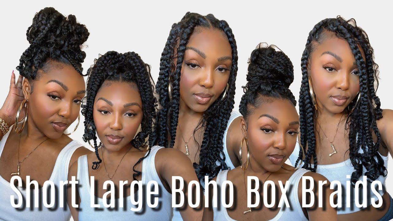 DIY, Short Large Boho Box Braids