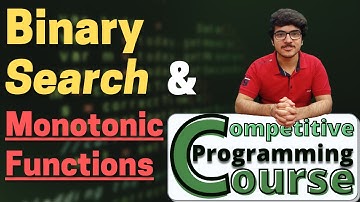 Binary Search & How I write it | Tutorial | CP Course | EP 40