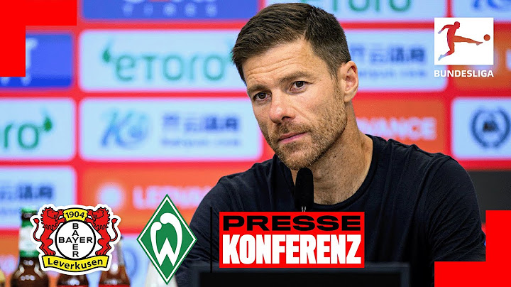 RE-LIVE: PK mit Xabi Alonso vor Bayer 04 Leverkusen 🆚 Werder Bremen | Bundesliga, 25. Spieltag