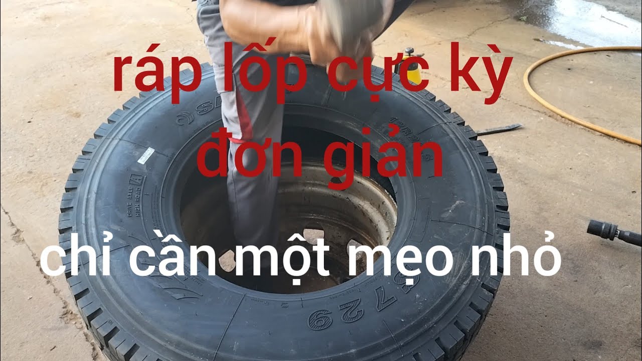 Cách thay lốp không săm cực dễ - YouTube