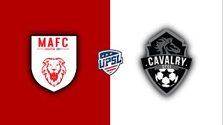 MAFC v Cavalry UPSL - UPSL Matchday 1