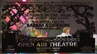 BARBARA DICKSON Live at Regents Park 1977